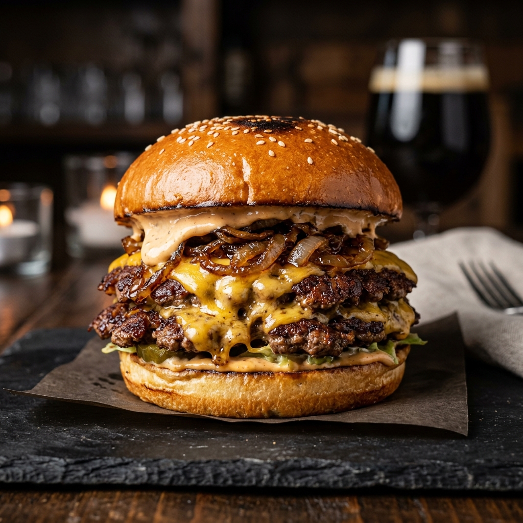Demo burger poszt kép